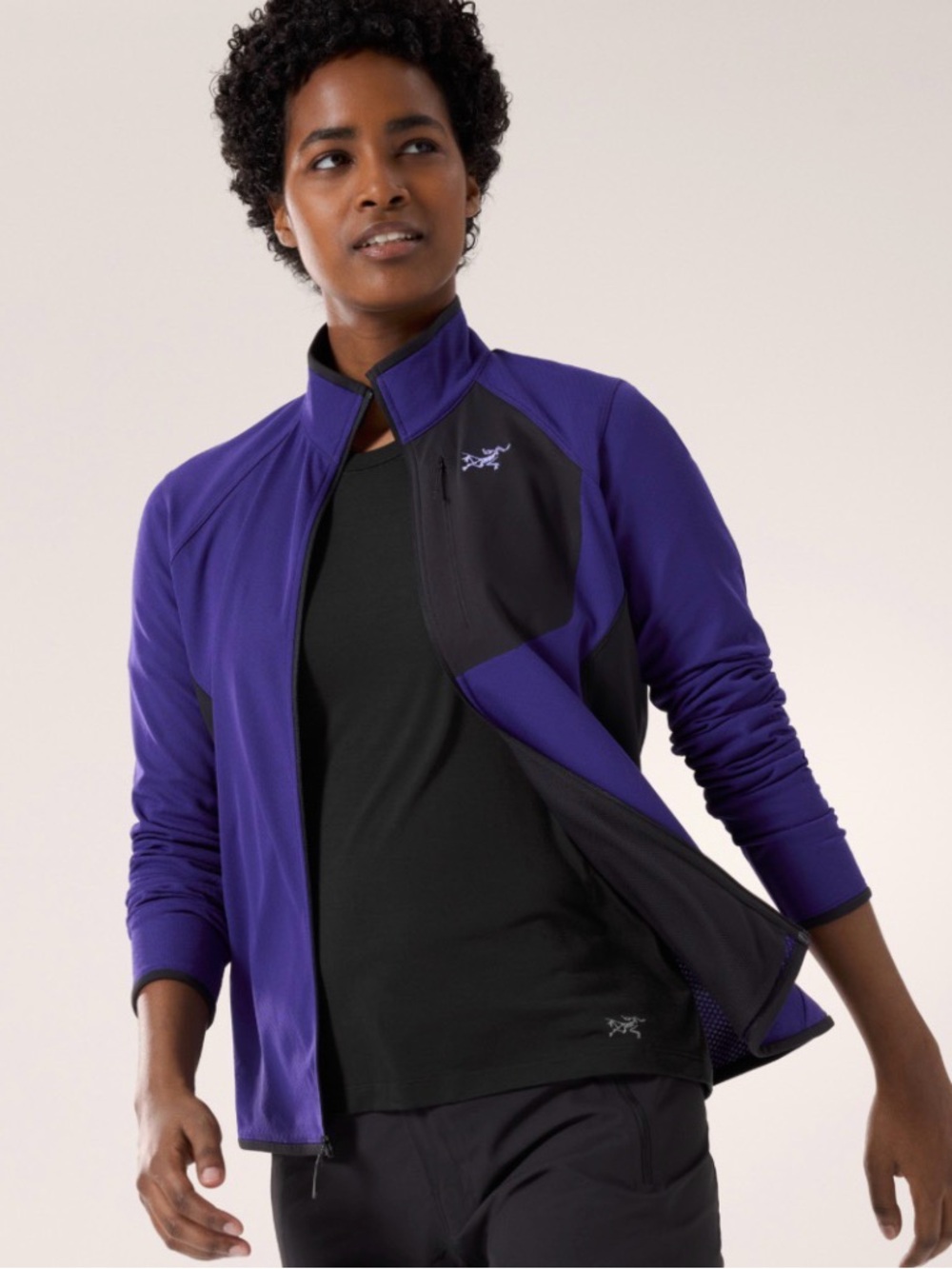 Arc'teryx Purple and Black Women's Softshell Jacket